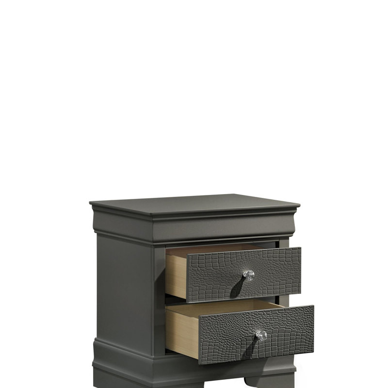 Table de chevet 2 tiroirs Blaze