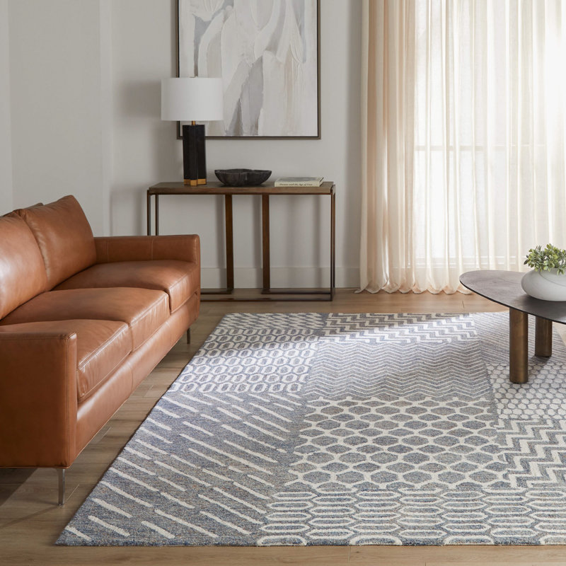 MITRA Blue, Rectangle 5'3" x 7'6"