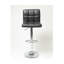Tabouret de bar pivotant réglable en similicuir, ensemble de 2