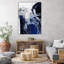 " Indigo Interlude I " by Ethan Harper Painting Print-30373451