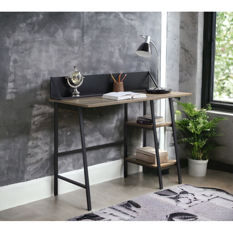 Bureau d'écriture Garima Rustic Oak