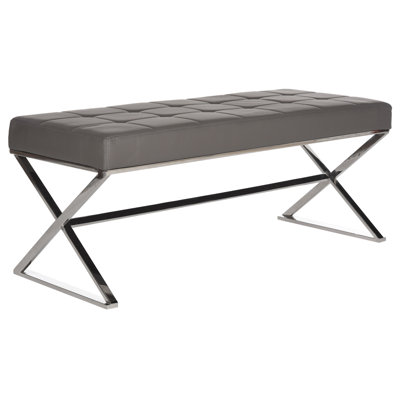 Bolderberg Faux Leather Upholstered Bench