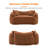 2-seater Curved Compressed Sofa, Upholstered Boneless Loveseat-1517070265