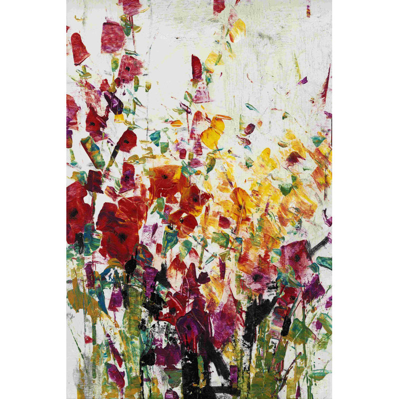 Fleurs sauvages I, H 12 po x l 8 po
