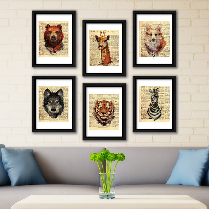 6 Piece Single Picture Frame Print