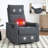 Heat Massage Manual Recliner Chair With Rocker And Swivel-561426456
