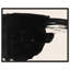 Abstrait noir et blanc à grand coup de pinceau par Joss & Main - reproduction de cadre flottant sur toile-68916450-68916449