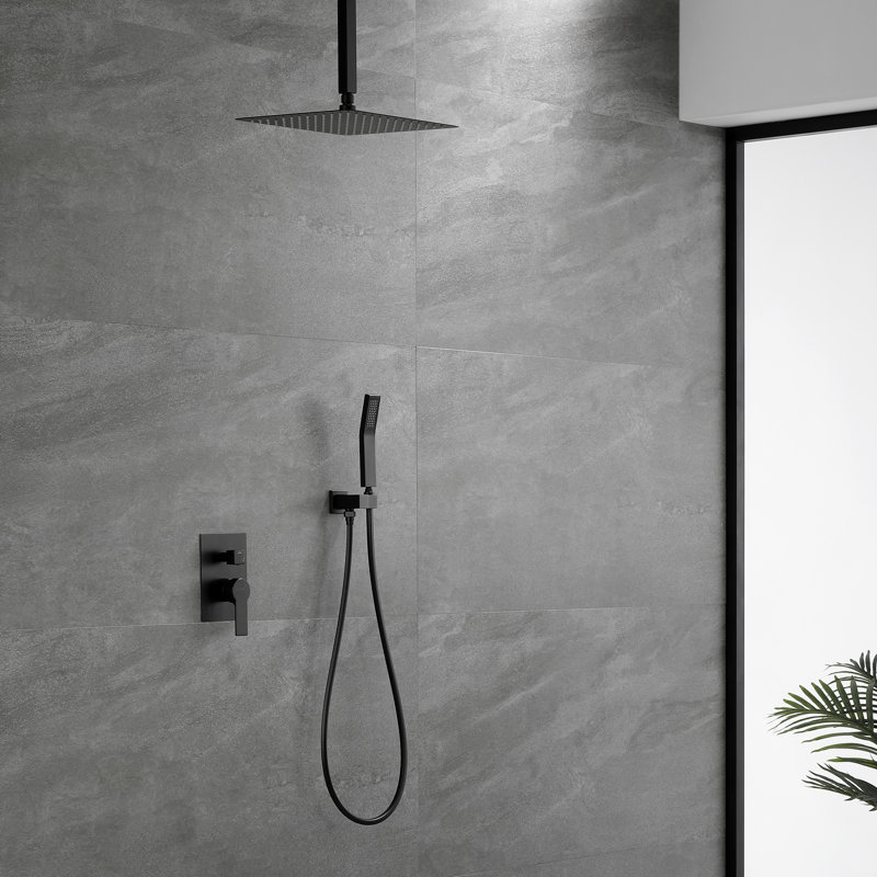 Système de douche complet avec valve brute