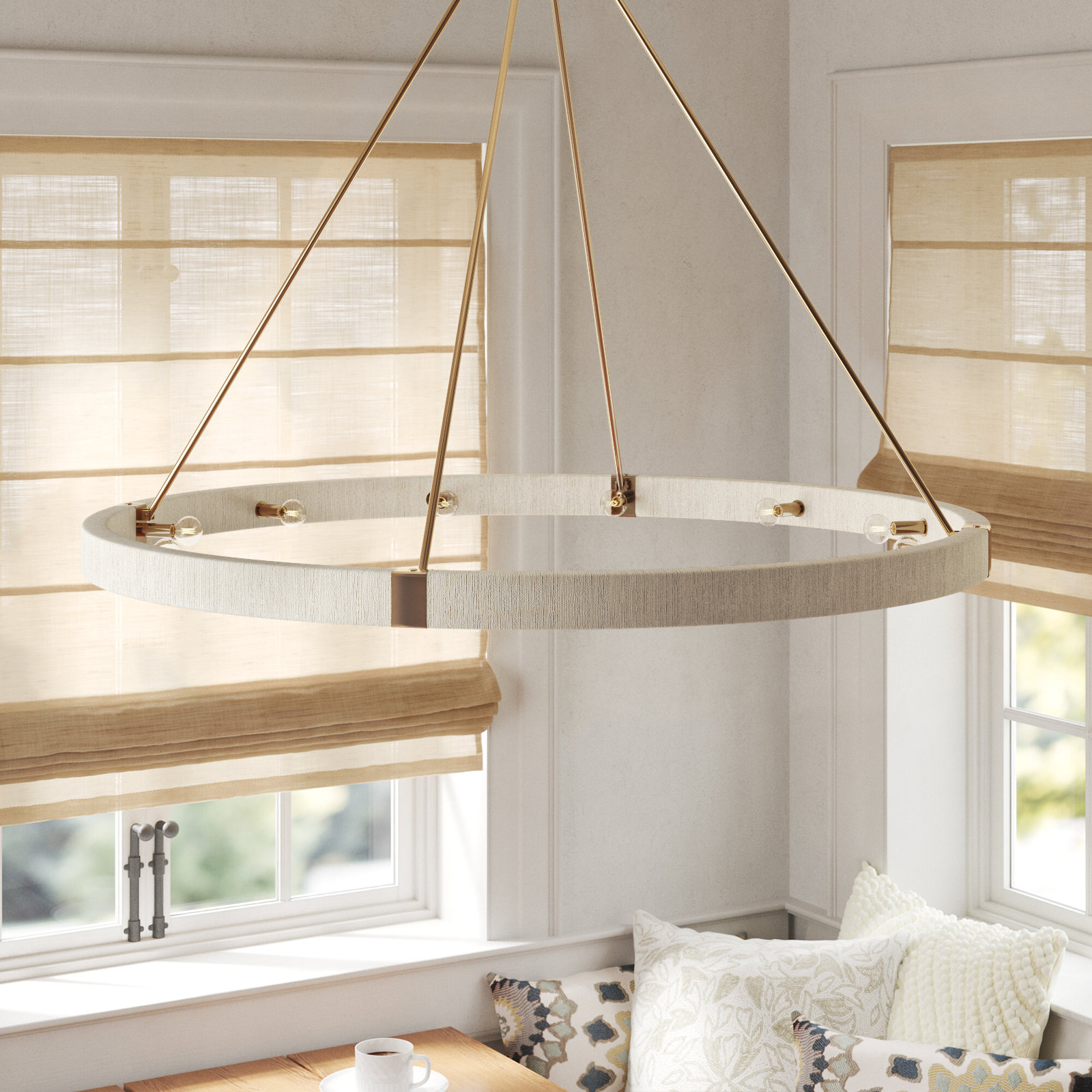 Dorrin Dimmable Chandelier, 40" H x 47.75" W