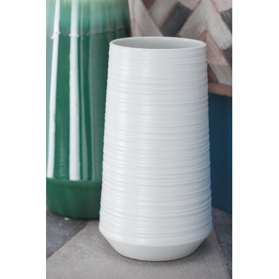 Becker Textured Porcelain Table Vase