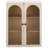Walter Glass and Wood Wall Cabinet