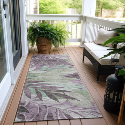 Tapis lavande intérieur / extérieur lavable à la machine Claudian ACN1495