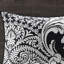 Édredon très grand indigo - Ensemble de 7 coussins décoratifs de couleur unie en coton avec bordure-128135398-128135400