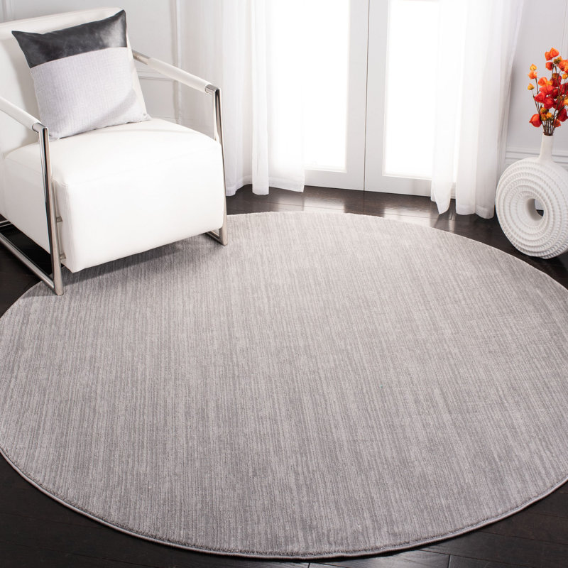 Tapis de couleur unie Bolte Vision Performance, Rond 6 pi 7 po