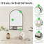 Miroir de maquillage / rasage Adilena-1925772033
