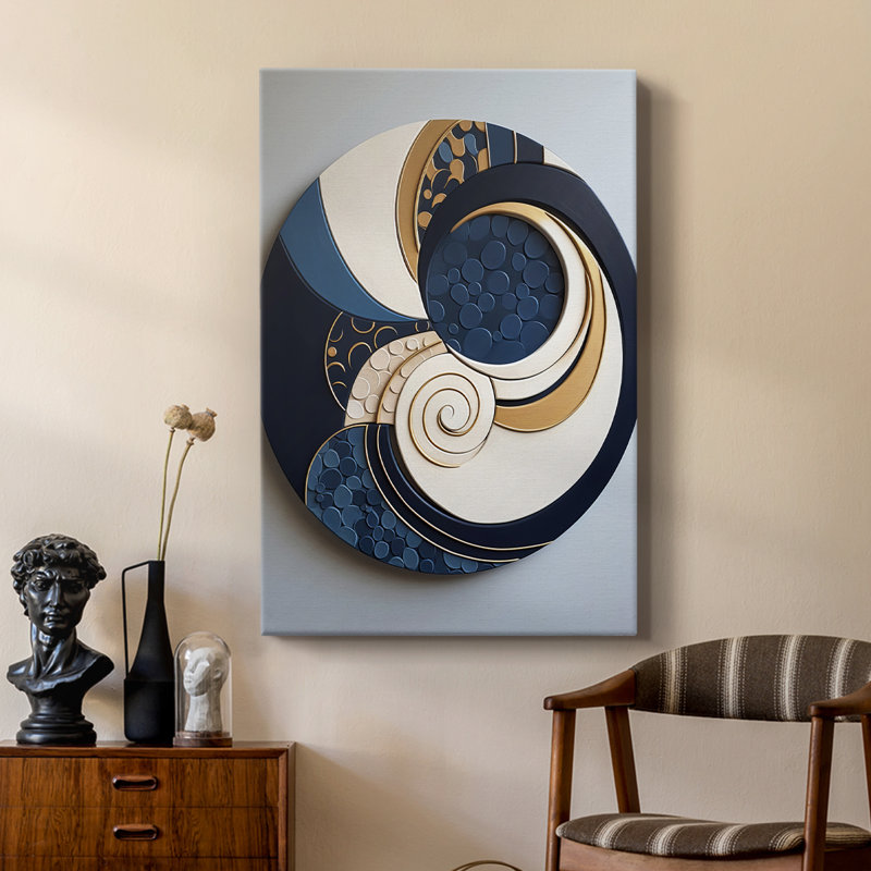 Série ABSTRACT dxlvii - Cavas de galerie sur mesure, H 12 po x l 8 po