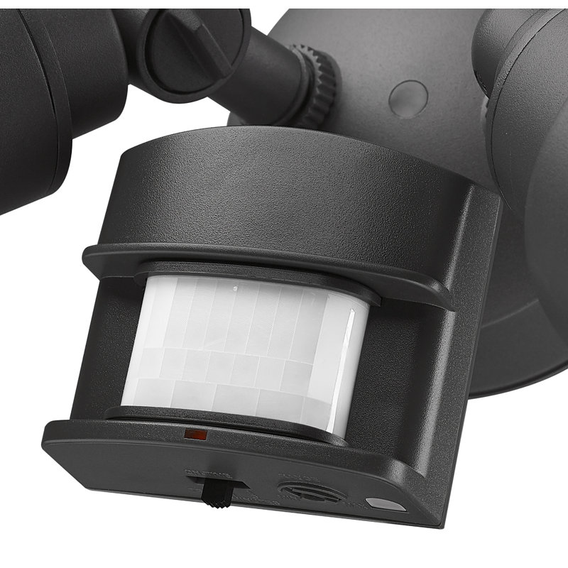 Mckeehan 24-Watt LED Outdoor Security Spot Light with Motion Sensor, Black