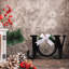 Décorations de Noël autoportantes en bois rustiques de Noël avec décorations de couronne de Noël