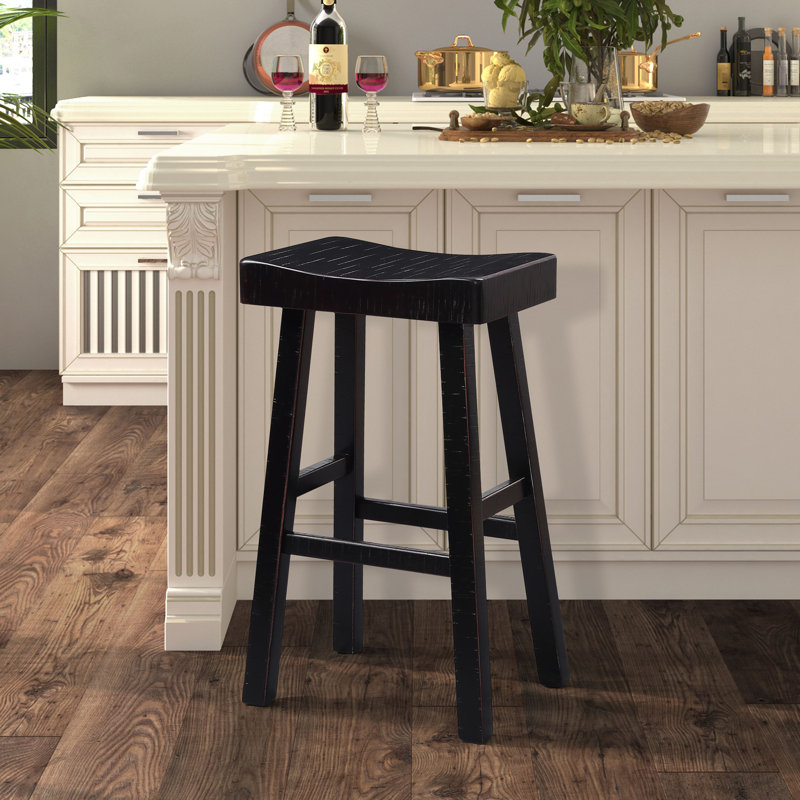 Tabourets Armantine, ensemble de 2, Noir, Tabouret de bar (siège d'une hauteur de 31 po)