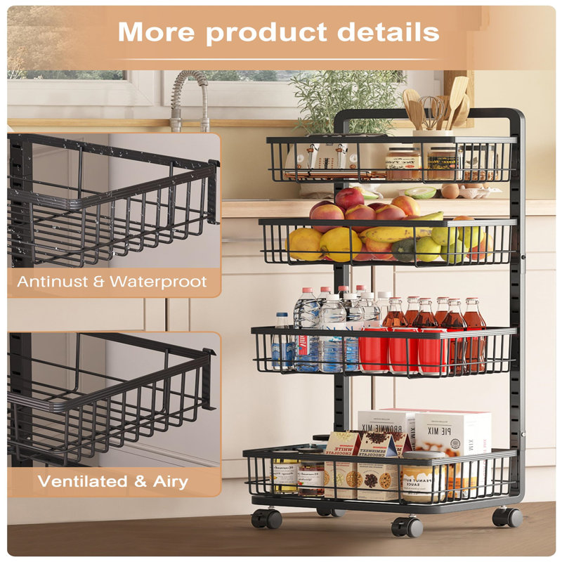 Metal Bar Cart