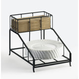 Iron Napkin and Plate Display