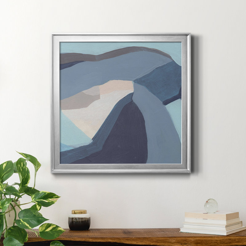 Blue Chrysalis IV-Premium, reproduction encadrée - prête à être accrochée, H 22,5 po x l 22,5 po x P 1,5 po, Blanc