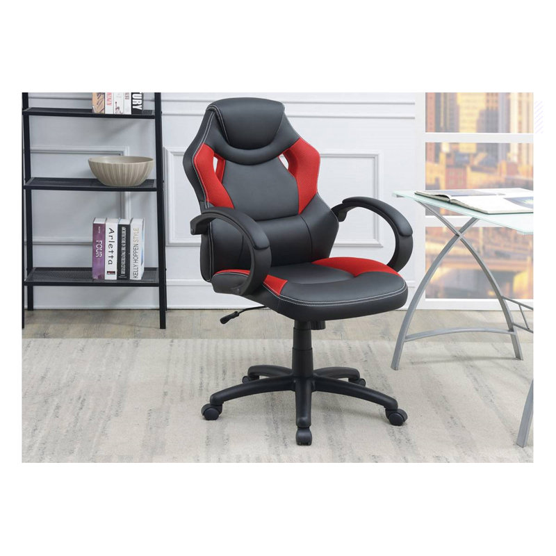 Juliella Executive Chair, Black/Red