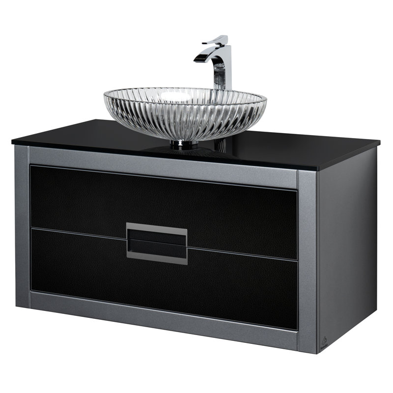 Nova 40'' W Single Vanity, Silver