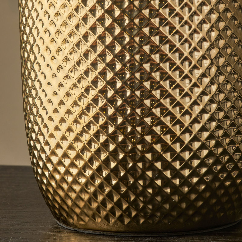 Soler Ceramic Table Lamp, Gold