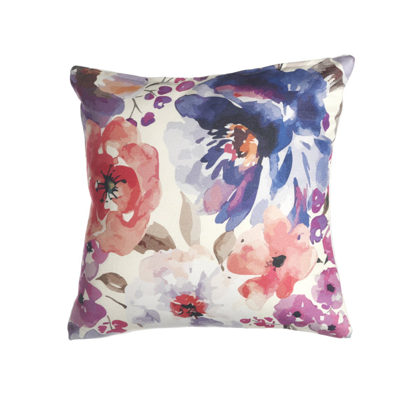 Floral Outdoor Throw Pillow