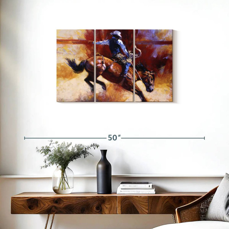 Sireci Yeehaw, 20" H x 33" W