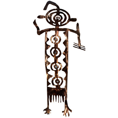 «Meyerdirk Art Southwest Petroglyph», art mural en acier