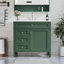 Meuble-lavabo moderne avec lavabo supérieur, 2 tiroirs et un tiroir basculant-1454297268