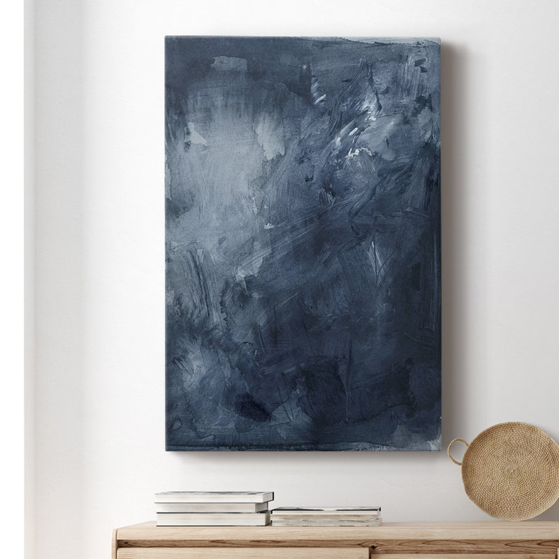 In Too Deep I - peinture sur toile tendue, H 60 po x l 40 po x P 1,5 po