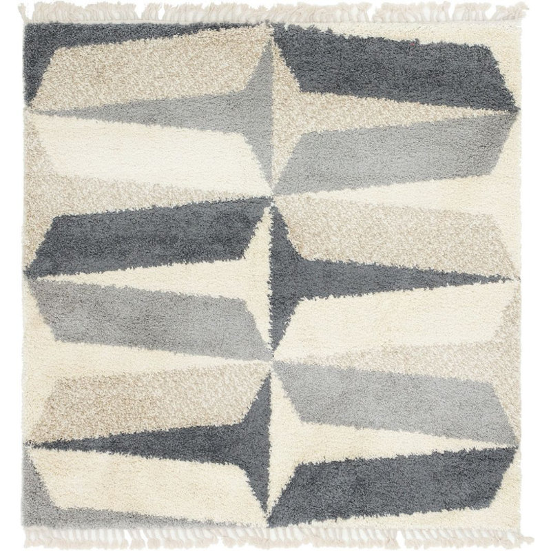 Fowkes Oriental Indoor Rug, Square 8'