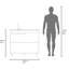 Armoire utilitaire avec 2 portes et 3 tablettes - Solution contemporaine pour la lessive de cuisine, amplement d'espace