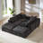Modular Upholstered Chenille Compression Sectional Sofa, No Assembly Cloud Coouch-1058086014-1058086008