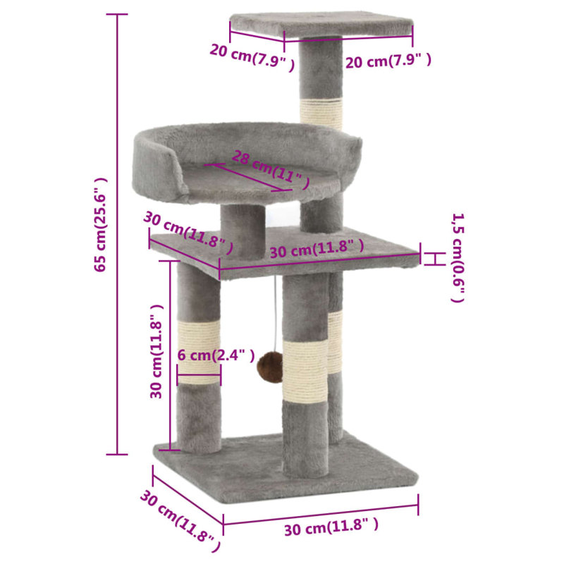 Josepha Cat Tree, Grey