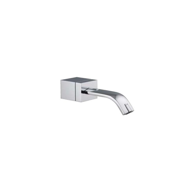 Garniture de bec de baignoire murale Brick Chic, Chrome