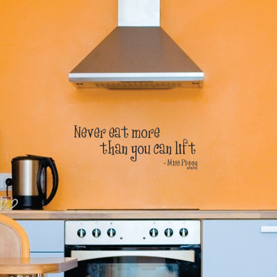 Food & Beverage Non-Wall Damaging Wall Decal