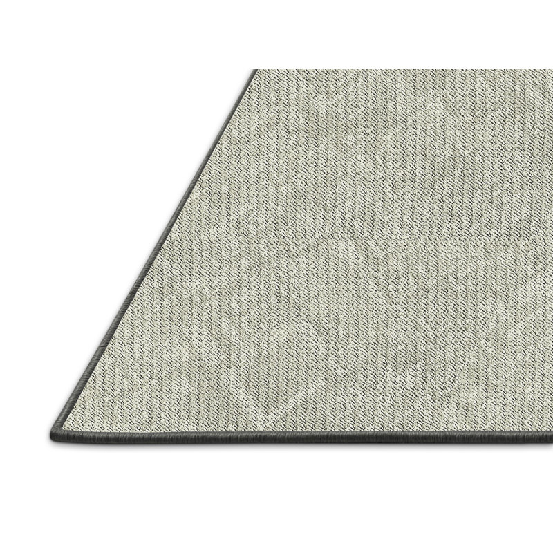 Tapis zone beige à motifs, Rectangle 5 pi x 7 pi
