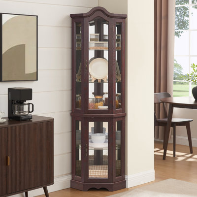 Cabinet d'angle avec ampoule
