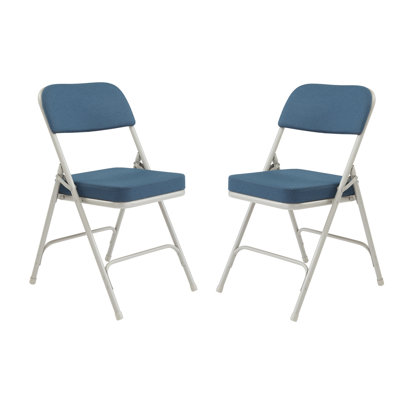 NPS 3200 Series Premium 2-inch Vinyl Upholstered Double Hinge Folding Chair