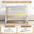 3 In 1 Baby Basinet, Bedside Bassinet For Baby, Height Adjustable Bassinet Bedside Sleeper With Lockable Wheels & Mosquito Nets-196906752