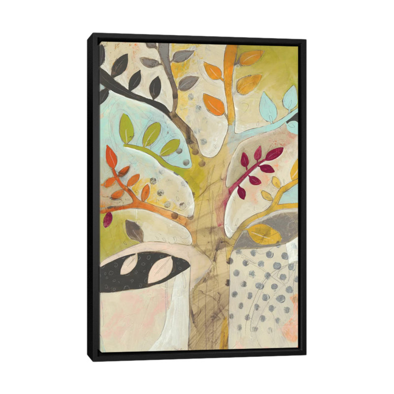 «Forest Spectrum II», impression sur toile, H 26 po x l 18 po x P 1,5 po, Toile encadrée noire, Pas de tapis