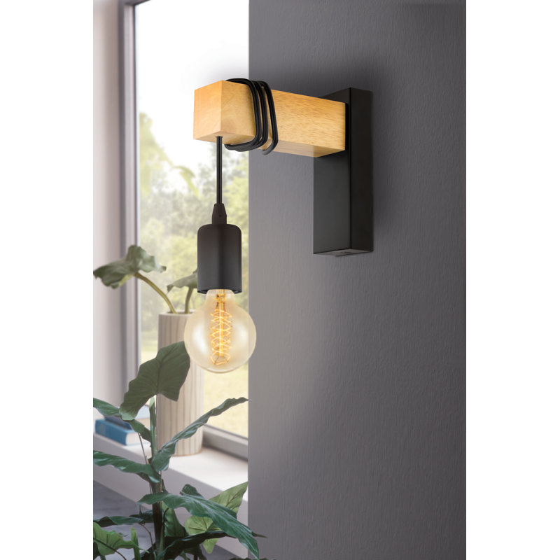 Acuff Armed Sconce, Black
