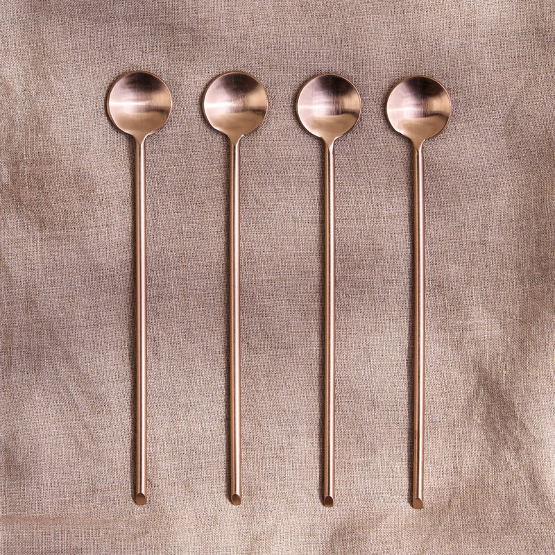 Cuillère fine Thin Rose, ensemble de 4
