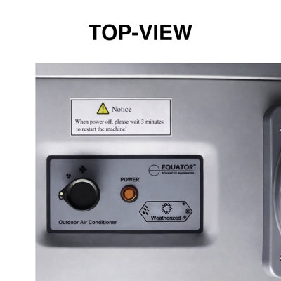 Climatiseur d'extérieur 7 000 BTU Equator