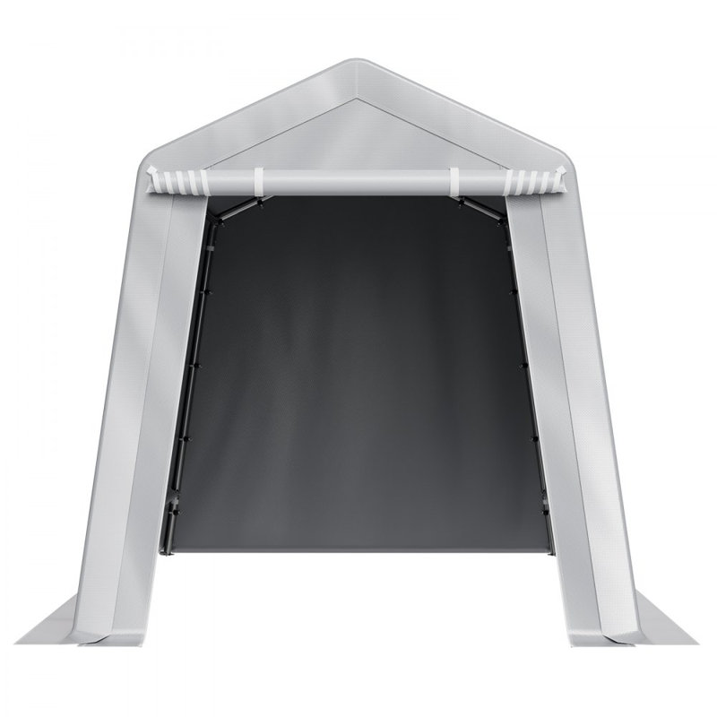 Tente d'abri d'extérieur imperméable 10 x 10 pi, Gris, H 86,64 po x l 84 po x P 144 po