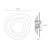 Abstract Panels LED Flush Mounted Sconce